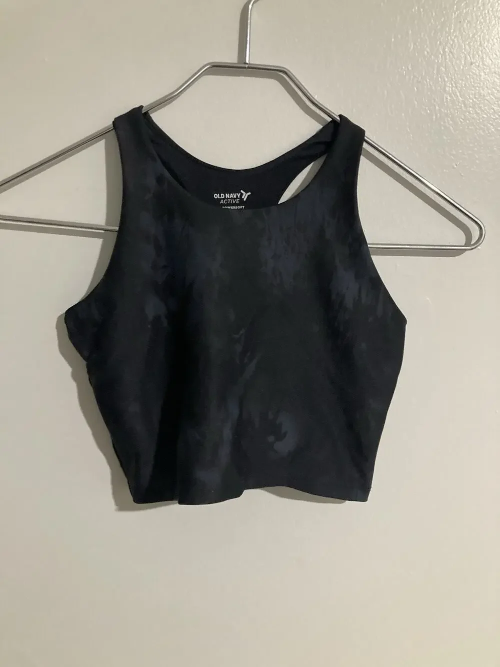 Old Navy Active Girls Cropped Tank Sports Bra Size Medium 8 Powersoft Go Dry